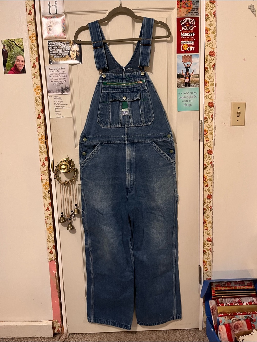 liberty Denim Relaxed Men's Overalls 36X30